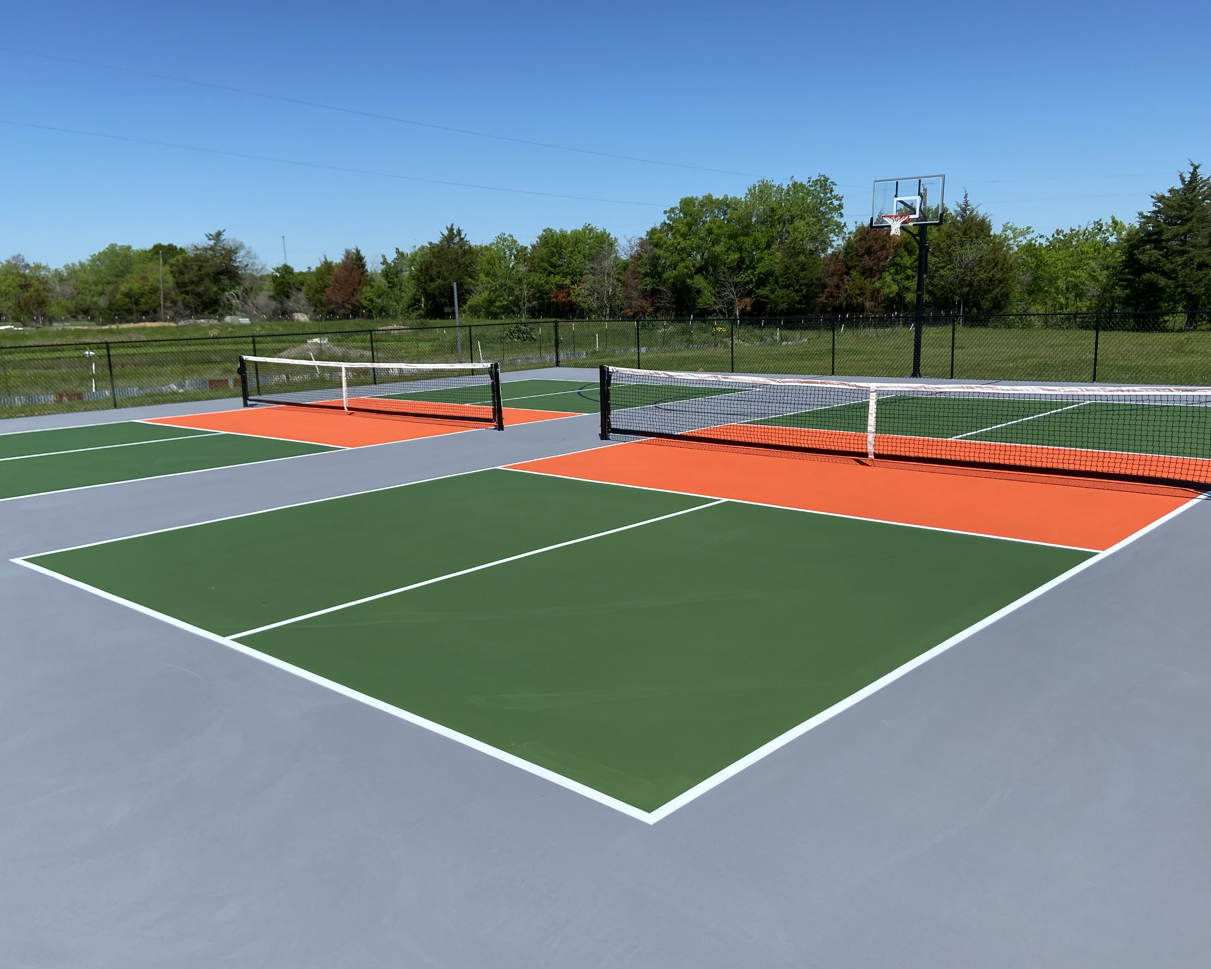 Professional pickleball court construction and installation services in Houston, TX